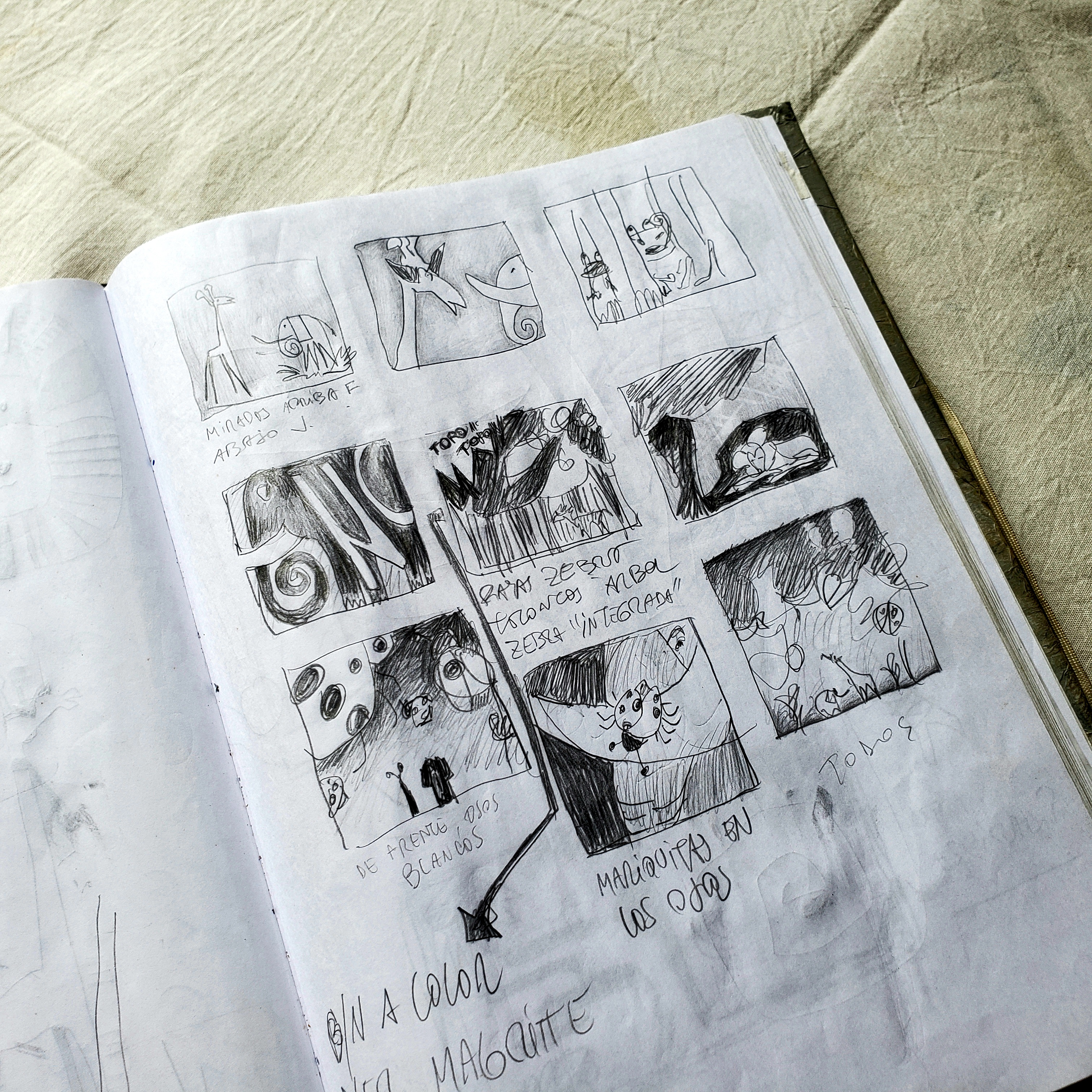 Cuaderno 9 — 2025 Storyboard para "Der Elefant" — Fabio Crisanti